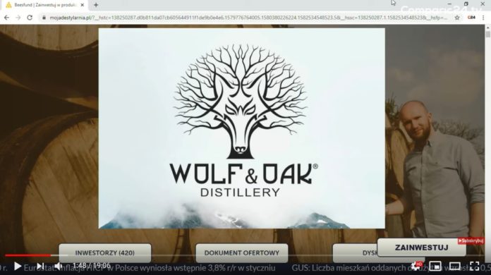 Spółka Wolf & Oak Disitllery