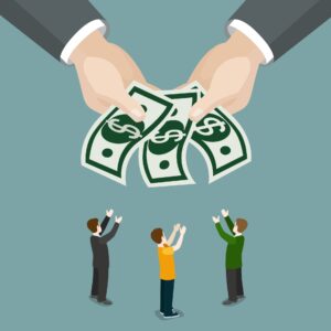 Grafika prezentująca przyznawanie zasiłku celowego