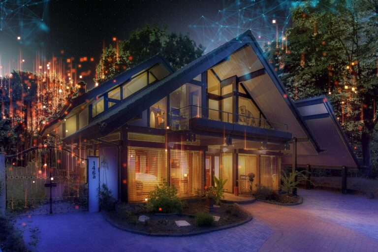 Ukończony dom szkieletowy