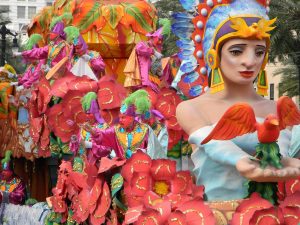 Platforma na Mardi Gras w Nowym Orleanie