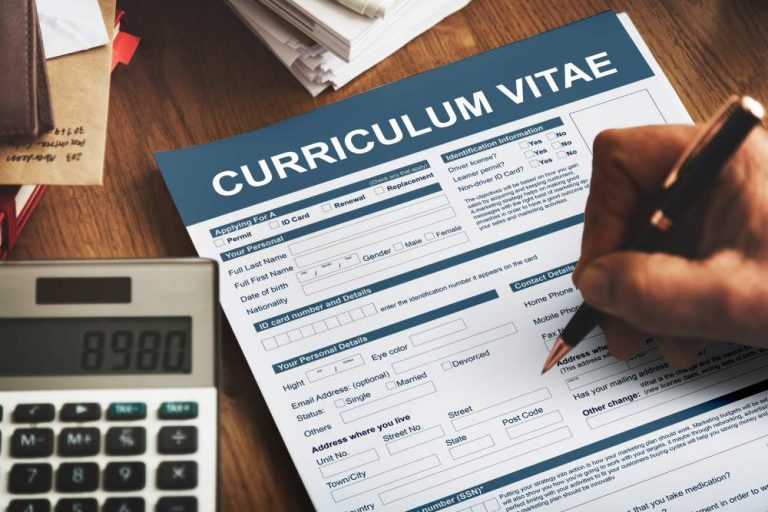 CV, curriculum vitae