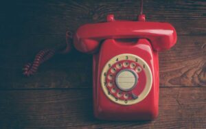 retro telefon