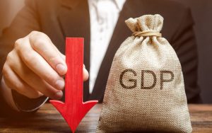 spadek PKB
