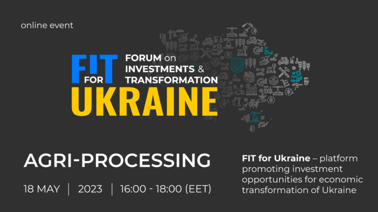 A series of sectoral analytical events for investors interested in the rebuilding of Ukraine