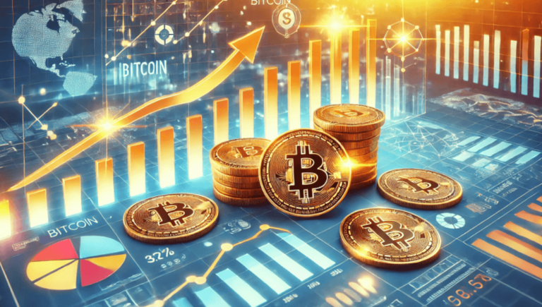 monety btc i wykres