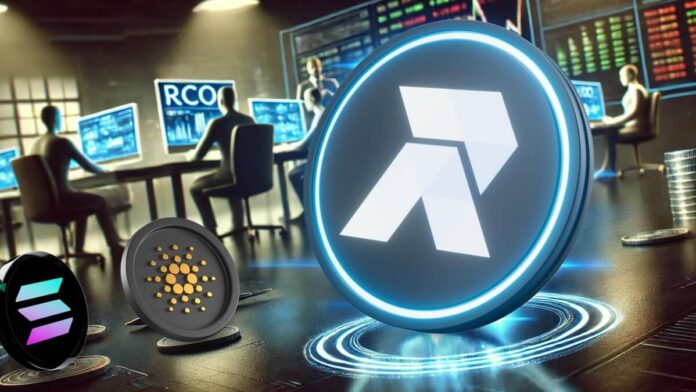 wygenerowany obraz coins i ludzie przy biurkach